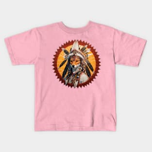 Coyote The Trickster (6.1) - Trippy Psychedelic Canine Kids T-Shirt